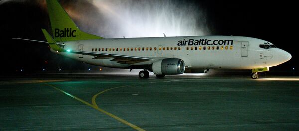 Самолет авиакомпании airBaltic, архивное фото - Sputnik Литва