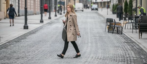 Улица Вильняус подарена пешеходам - Sputnik Литва