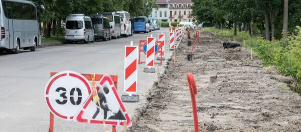 Реконструкция улиц Вильнюса Реконструкция улиц Вильнюса - Sputnik Lietuva