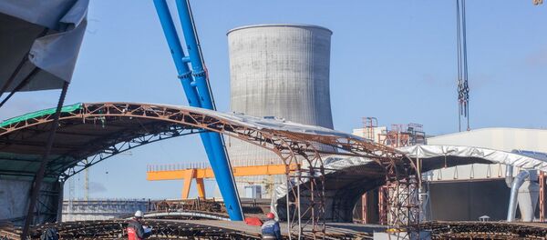 Строительство БелАЭС в Островце - Sputnik Литва