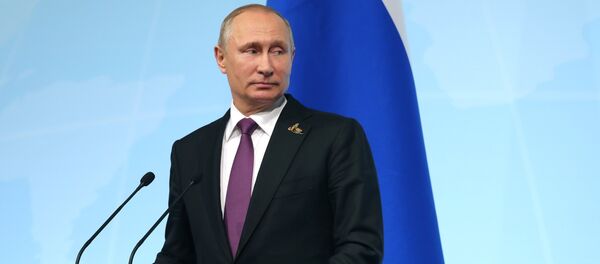 Президент РФ В. Путин принимает участие в саммите Группы двадцати в Гамбурге - Sputnik Литва