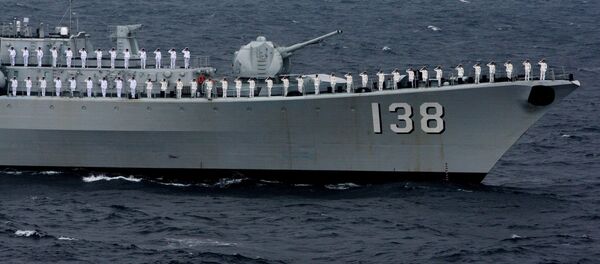 Российско-китайские учения Морское взаимодействие-2015 во Владивостоке Российско-китайские учения Морское взаимодействие-2015 во Владивостоке - Sputnik Lietuva