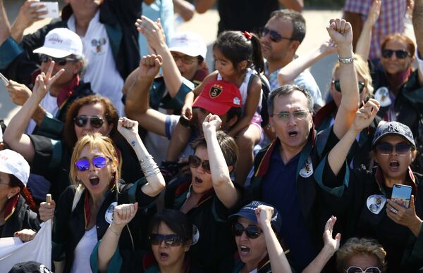 Массовые протесты в Турции - Sputnik Литва