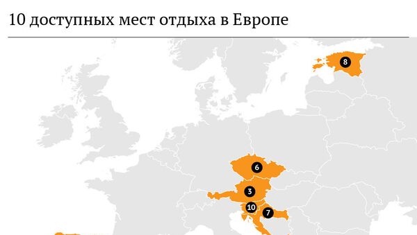 Десять доступных мест отдыха в Европе - Sputnik Литва