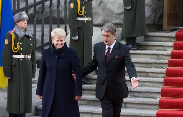Президент Литвы Даля Грибаускайте прибыла с рабочим визитом в Киев - Sputnik Литва