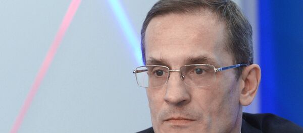 Научный директор Российского военно-исторического общества (РВИО), профессор МГИМО (У) МИД России Михаил Мягков Научный директор Российского военно-исторического общества (РВИО), профессор МГИМО (У) МИД России Михаил Мягков - Sputnik Lietuva