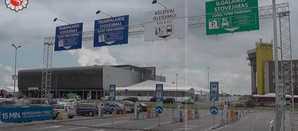 Канасский аэропорт во время реконструкции взлетной полосы в Вильнюсе Канасский аэропорт во время реконструкции взлетной полосы в Вильнюсе - Sputnik Lietuva