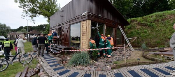 Незаконно построенная баня в Каунасе Незаконно построенная баня в Каунасе - Sputnik Lietuva