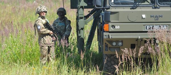 Испытания Патриот во время учений Наследие Тубрука Испытания Патриот во время учений Наследие Тубрука - Sputnik Lietuva