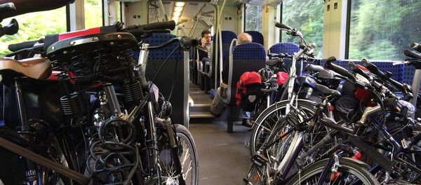 Велосипеды в поезде - Sputnik Lietuva