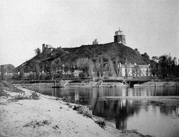 Замковая гора в 1860 году - Sputnik Литва