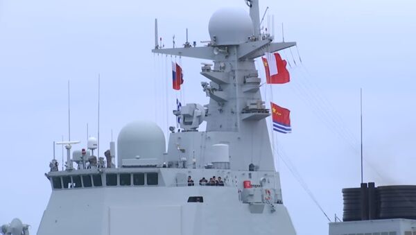 Прибытие в Калининград кораблей ВМС Китая для участия в учении «Морское взаимодействие-2017» - Sputnik Литва
