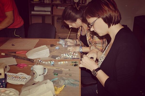 Мастерская в Занавикском музее  - Sputnik Lietuva