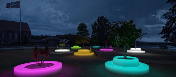 Renatas Šukys ir Karolis Kasikauskas  (Idwhite dizaino studija). Dizaino objekto idėja Sala - Sputnik Lietuva