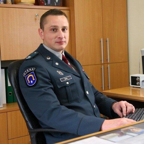 Сотрудник полиции Вайдотас Жилис Сотрудник полиции Вайдотас Жилис - Sputnik Lietuva