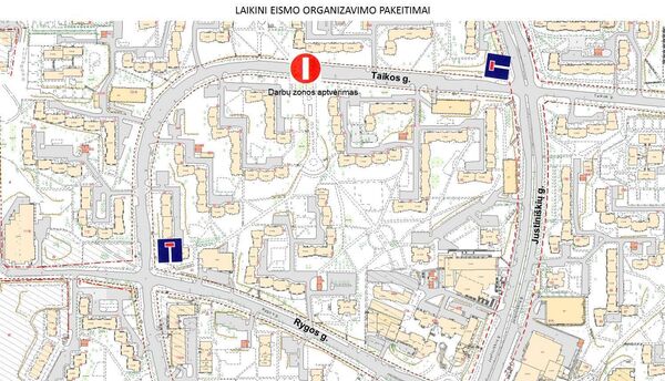 Изменения правил проезда на улице Тайкос - Sputnik Lietuva