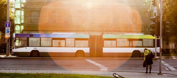 Городской автобус в Вильнюсе Городской автобус в Вильнюсе - Sputnik Lietuva