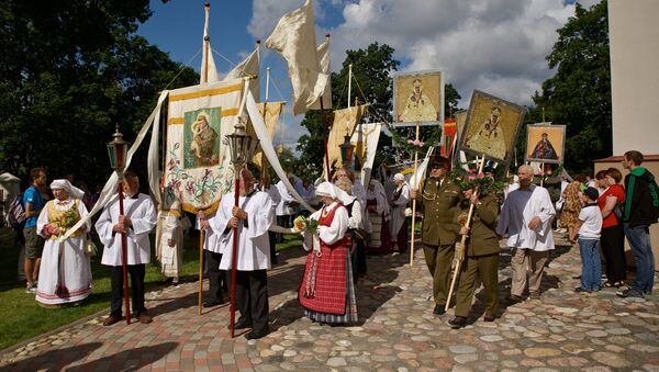 Католики Литвы отмечают праздники Жолинес и Капустине, архивное фото - Sputnik Литва