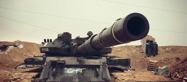 Наступление на город Хальфая на севере провинции Хама - Sputnik Литва