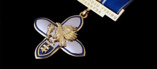 Медаль За заслуги Службы специальных расследований Литвы - Sputnik Литва