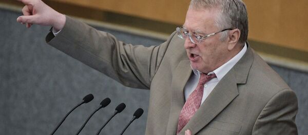 Rusijos liberalų demokratinės partijos (LDPR) lyderis Vladimiras Žirinovskis Rusijos liberalų demokratinės partijos (LDPR) lyderis Vladimiras Žirinovskis - Sputnik Lietuva