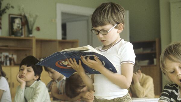 Занятия в детском саду, архивное фото - Sputnik Литва