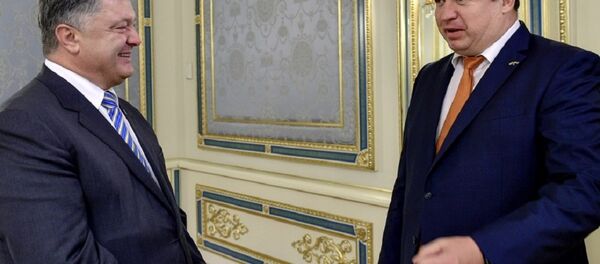 Раймундас Кароблис встретился с Петром Порошенко - Sputnik Литва