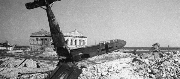 ВОВ СБИТЫЙ ГИТЛЕРОВСКИЙ САМОЛЕТ - Sputnik Литва