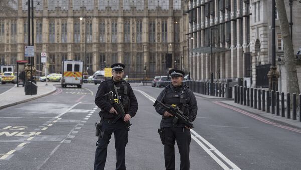 Ситуация на месте теракта у британского парламента - Sputnik Литва