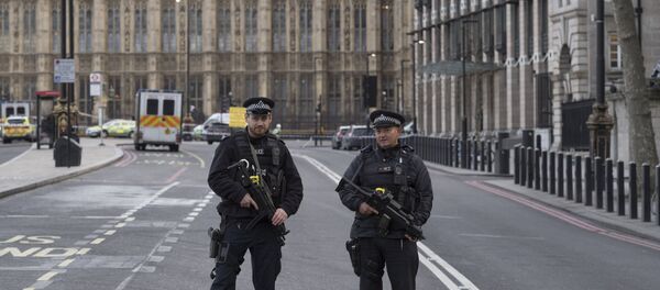 Ситуация на месте теракта у британского парламента - Sputnik Литва