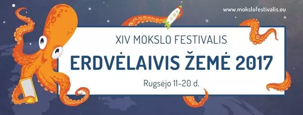 Mokslo festivalio Erdvėlaivis Žemė 2017 afiša Mokslo festivalio Erdvėlaivis Žemė 2017 afiša - Sputnik Lietuva