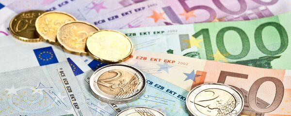 Евро банкноты, архивное фото - Sputnik Литва