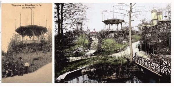 Старый Читальный павильон в кенигсбергском зоопарке Старый Читальный павильон в кенигсбергском зоопарке - Sputnik Литва