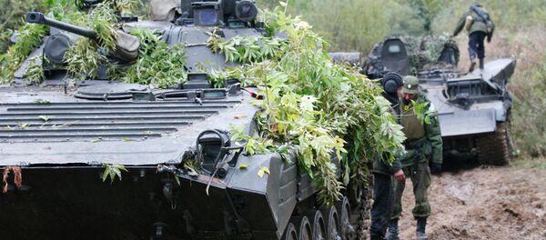 Российско-белорусские учения Щит Союза (архивное фото) - Sputnik Литва