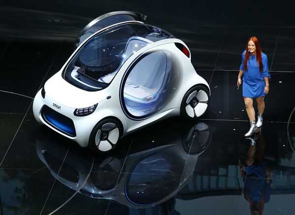 Автомобиль будущего Smart Vision EQ Fortwo - Sputnik Литва