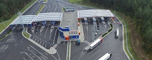 Пункт пограничного контроля Привалка, архивное фото Пункт пограничного контроля Привалка, архивное фото - Sputnik Литва