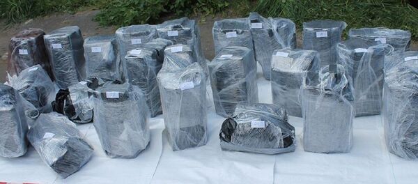 Полиция Литвы в ходе секретной операции конфисковала 500 кг гашиша Полиция Литвы в ходе секретной операции конфисковала 500 кг гашиша - Sputnik Литва