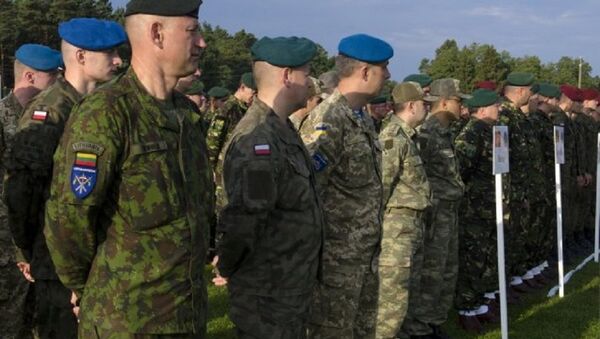 Литовские военные на учениях в Украине - Sputnik Lietuva