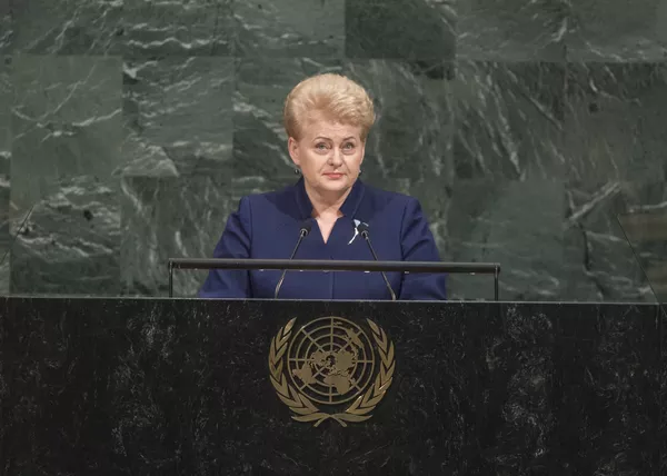 Речь Дали Грибаускайте на Генеральной Асамблее ООН Речь Дали Грибаускайте на Генеральной Асамблее ООН - Sputnik Lietuva