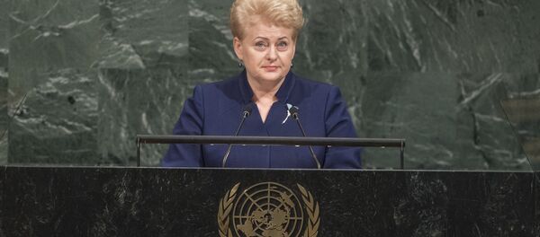 Речь Дали Грибаускайте на Генеральной Асамблее ООН - Sputnik Литва