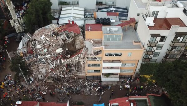 Последствия землетрясения в Мехико - Sputnik Lietuva