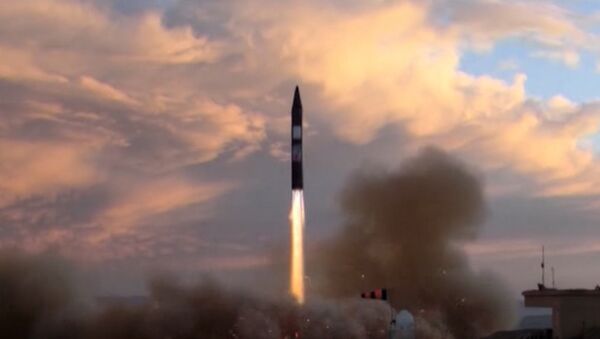 Запуск баллистической ракеты в Иране - Sputnik Lietuva
