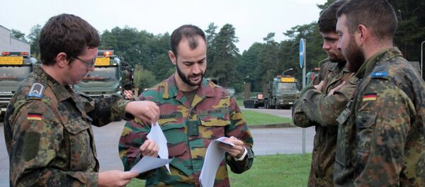 Военные учения Гром инженеров - 2017 - Sputnik Литва