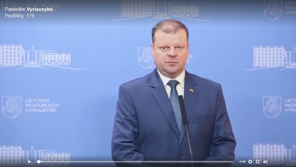 Skvernelis komentuoja susiklosčiusią politinę situaciją - Sputnik Lietuva