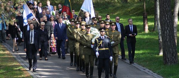 Траурная процессия в день памяти жертв Вильнюсского гетто - Sputnik Литва