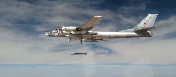 Удары Ту-95МС по объектам ИГ* в Сирии Удары Ту-95МС по объектам ИГ* в Сирии - Sputnik Lietuva