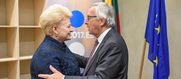 Даля Грибаускайте и Жан-Клод Юнкер - Sputnik Литва