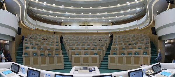 Зал заседаний Совета Федерации РФ - Sputnik Литва