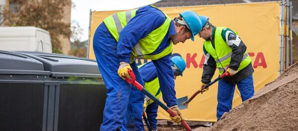 Požeminių konteinerių atliekoms įrengimas Kaune - Sputnik Lietuva