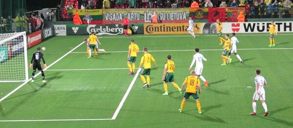 Матч отборочного цикла ЧМ-2018 по футболу в подгруппе F - Sputnik Литва